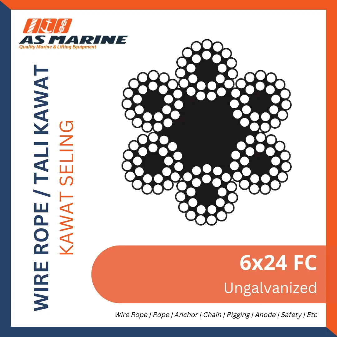 Wire Rope 6x24 FC Ungalvanized